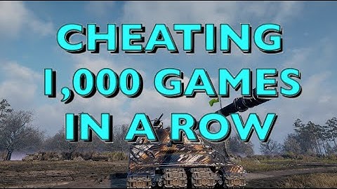 Caught CHEATING 1,000 Games in A Row!