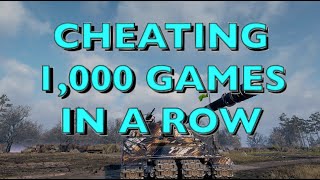 Caught CHEATING 1,000 Games in A Row!