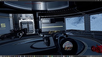 VR Game Prototype: Weapon holster on back and 2 hand gripping