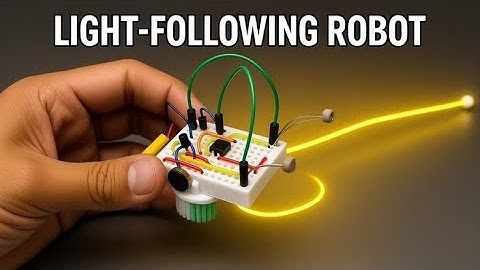 Light Following Robot  || 10 minutes DIY