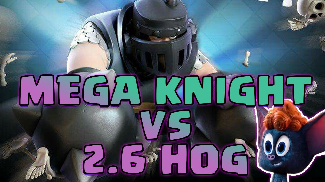 Elixir Golem Mega Knight counter with 2 6 hog