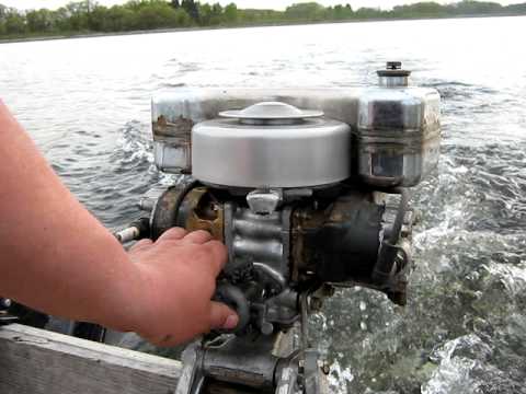 Antique 1938 Champion D2D 4.4hp outboard motor  YouTube