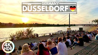 Amazing Düsseldorf in 2024, Germany City Life at its Best, Walk in May 4K HDR