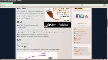 Frame Relay Multipoint Subinterface lab in GNS3