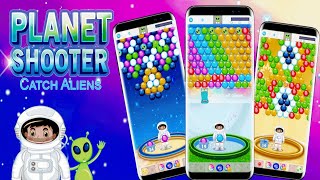 Bubble  Shooter  2021  Planet Shooter : Catch Aliens promo #Shorts screenshot 3