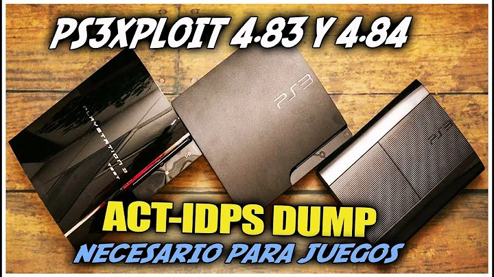 PS3Xploit 4.83-4.84 OFW Dump ACT/IDPS Required for Games | 2019