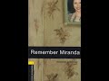 REMEMBER MIRANDA by Rowena Akinyemi