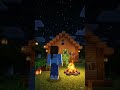Minecraft Survival House Build in 25 Seconds! 😱🏠 | Cinematic Minecraft Timelapse #minecraft #shorts