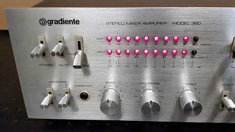 Gradiente Model 360 - The best national integrated amplifier?
