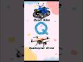Q for Quad bike | Vehicle Alphabet series | ABC song for kids