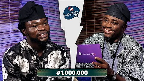 #Masoyinbo Episode Ninety Nine: Exciting Game Show Teaching Yoruba language and Culture.