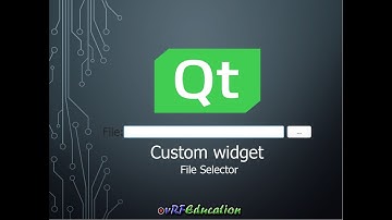 Qt Custom Widget: vFileSelector for Easy File Selection