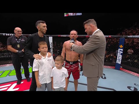 UFC Абу-Даби: Пётр Ян - Слова после боя