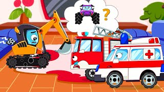 Baby Shark Song | Cartoon Vehicles Fun Story | Doo Doo Doo | Nursery Rhymes & Kids Songs
