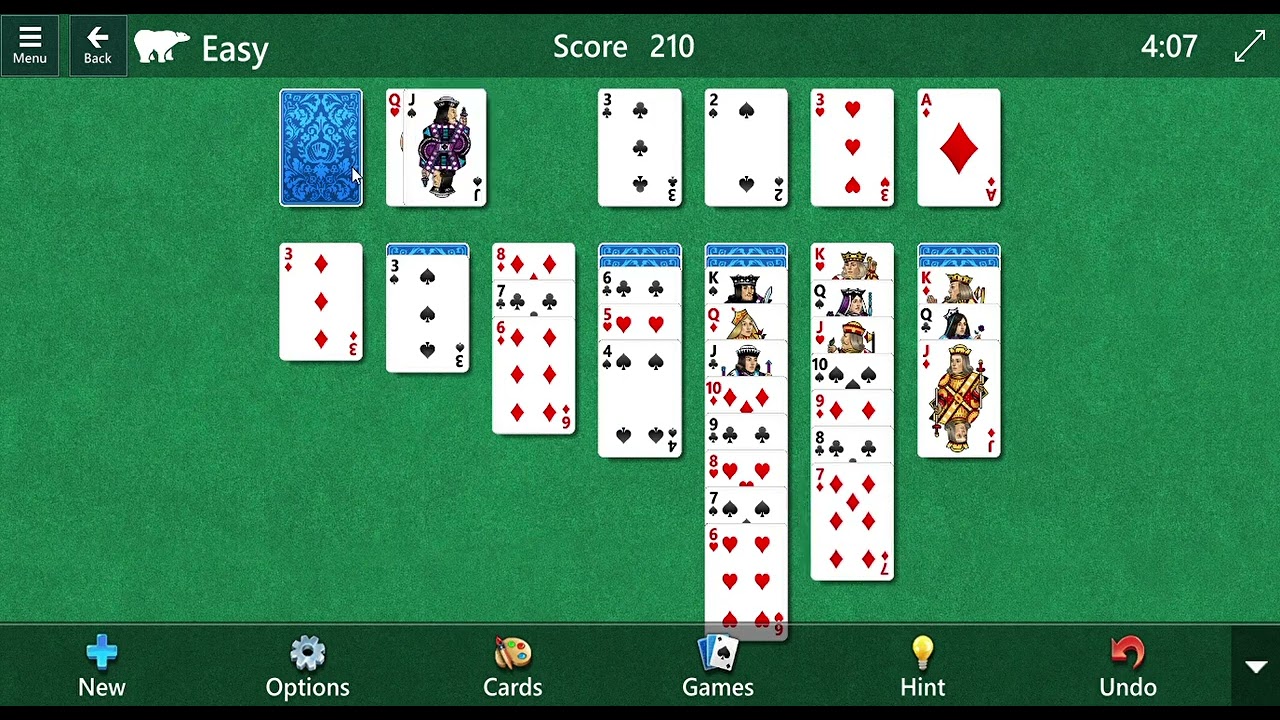 Microsoft Classic Solitaire (Alienware 410k Gameplay) (Gameplay by me)