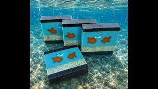 Goldfish Fish Tank cold process soap bars