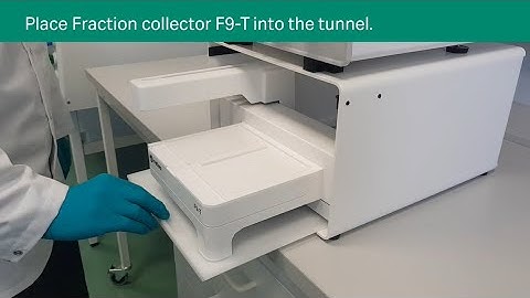 How to install fractionation collector F9-T using the tunnel on ÄKTA go protein purification system
