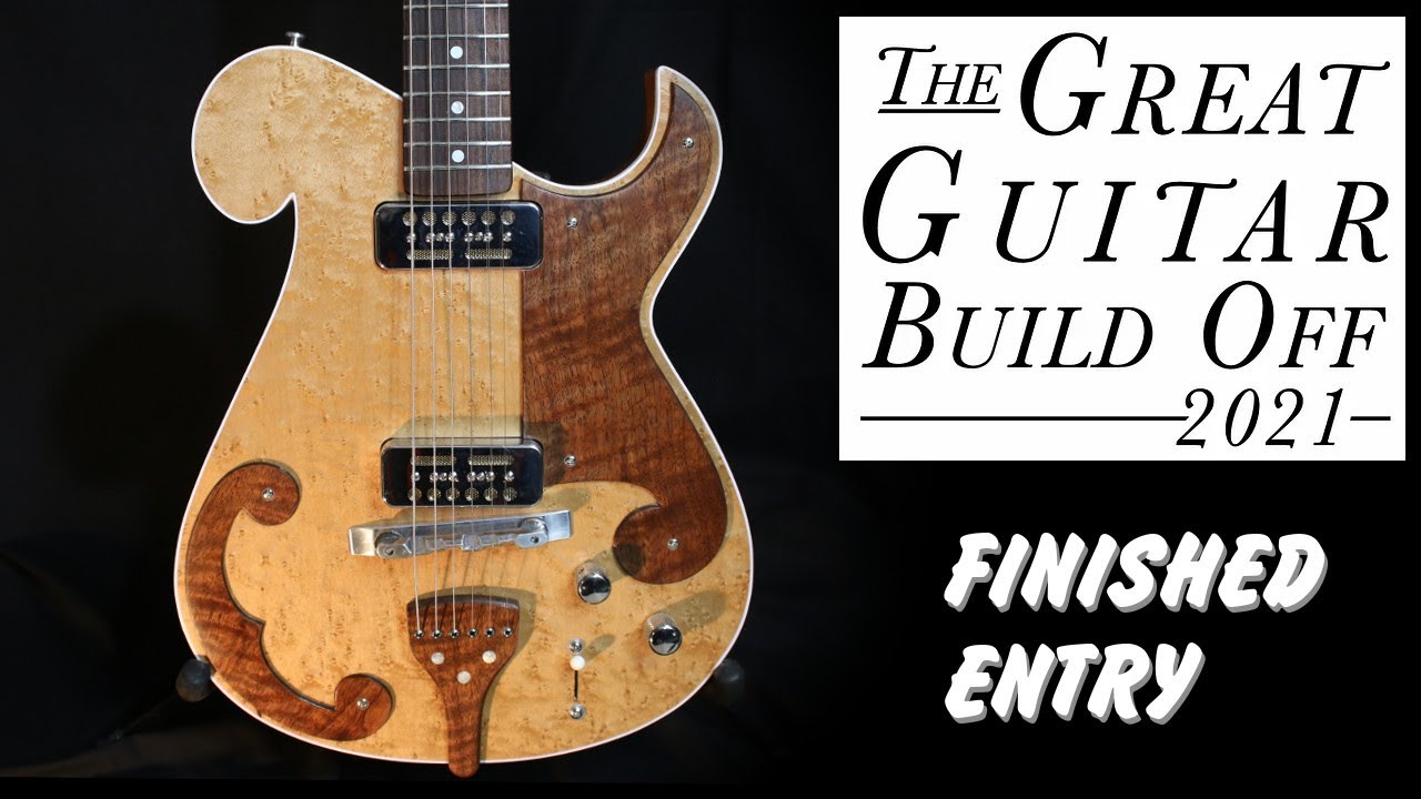 Great Guitar Build Off 2021 competition entry video Bigsbystyle