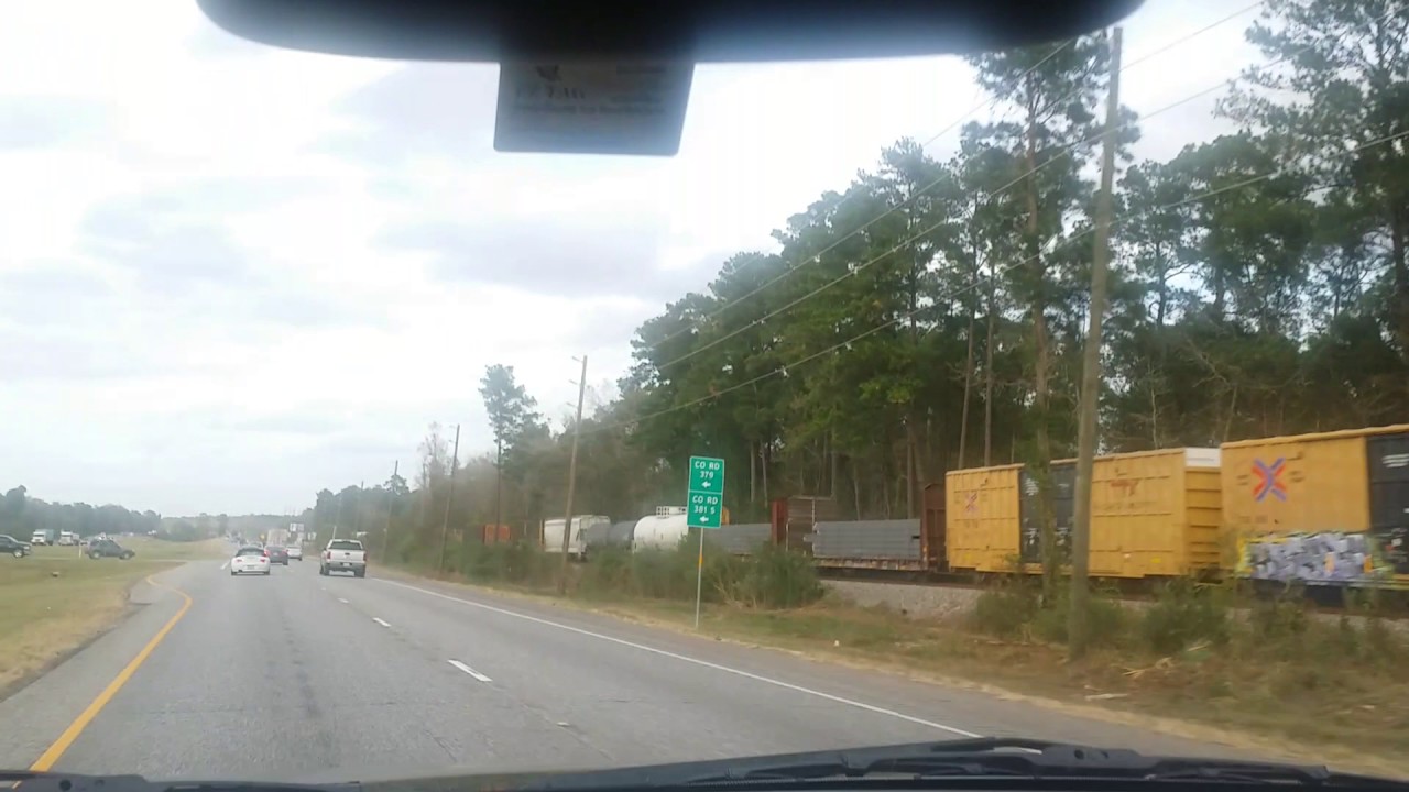 UP/NS train, Possibly Near Splendora, TX, 11/22/16 - YouTube