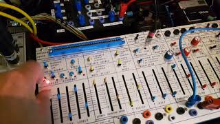 Buchla 208p with cv controlled reverb