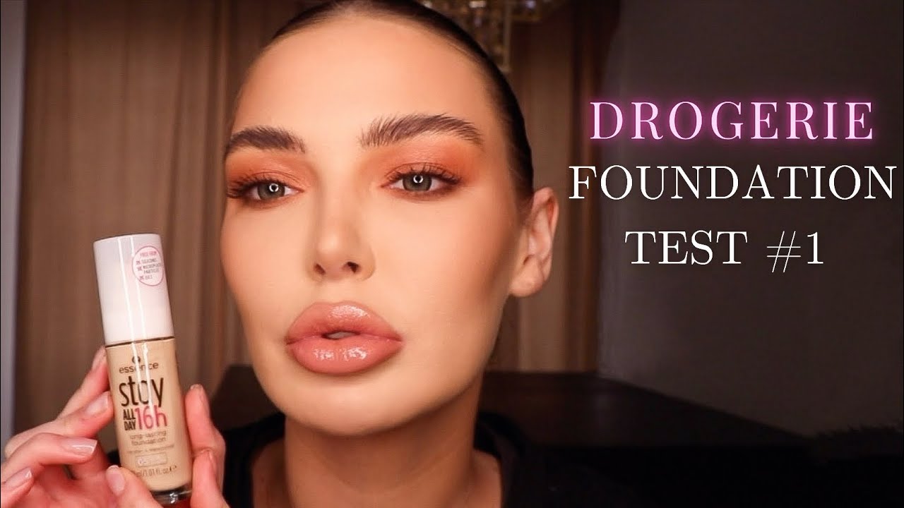 Drogerie FOUNDATION TEST Review & Check In #1 - Essence Stay all Day Foundation