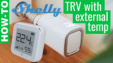 Connect Shelly HT Temperature Sensor to TRV