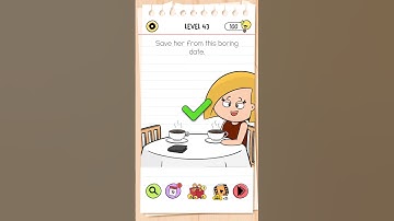 Brain Test level 43 🌞🌞 #gameshorts #gamers #asmr