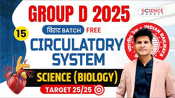 Class - 15 | Science Circulatory system | Railway Group D 2025 विराट Batch | Neeraj Sir #विराट_Batch