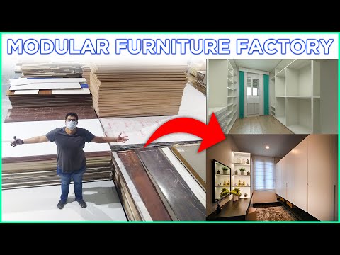 Modular Furniture Factory - HOW IT'S MADE? Interior Design Factory WALKTHROUGH and