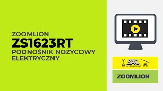 Zoomlion ZS1623RT - nożycowy spalinowy podest ruchomy
