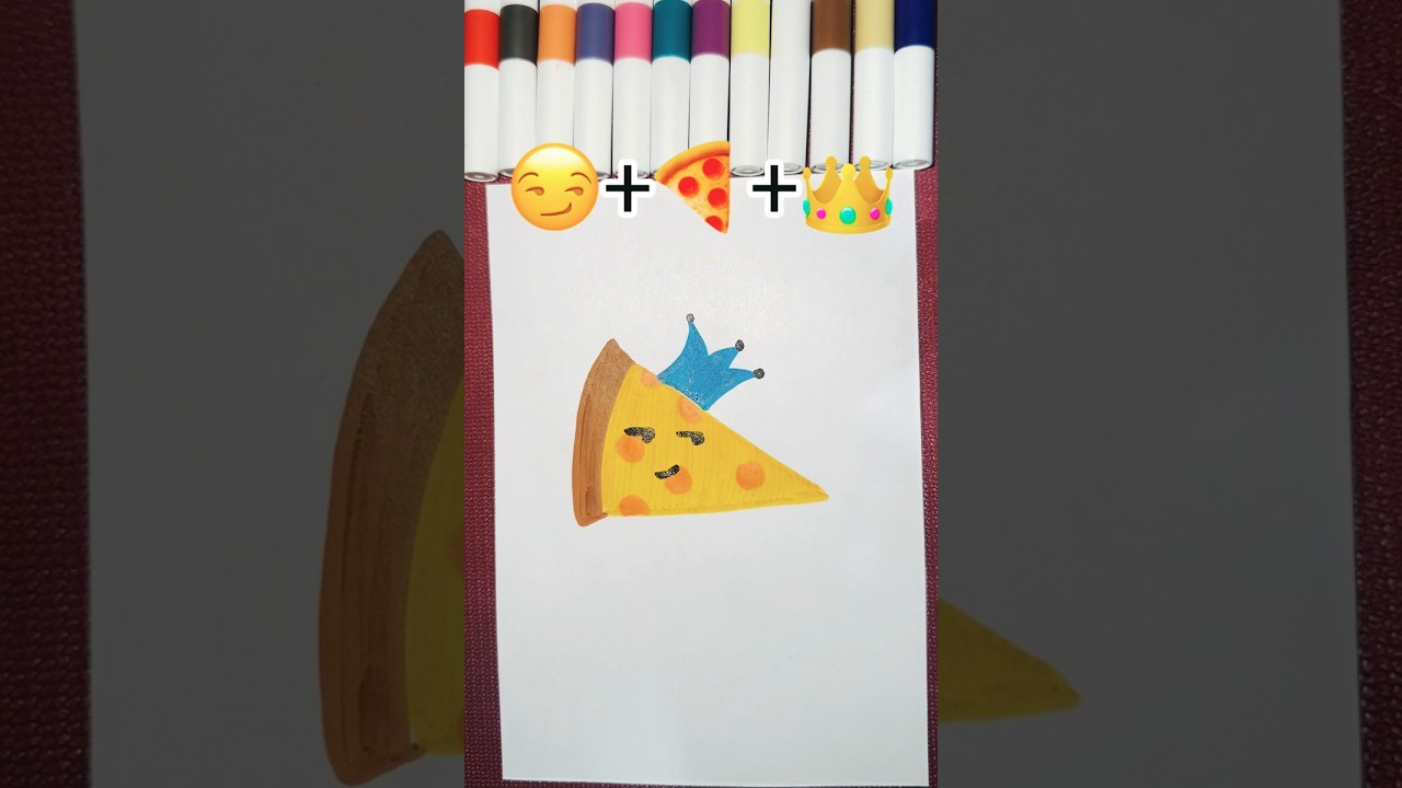 Satisfying art🍕😏👑 