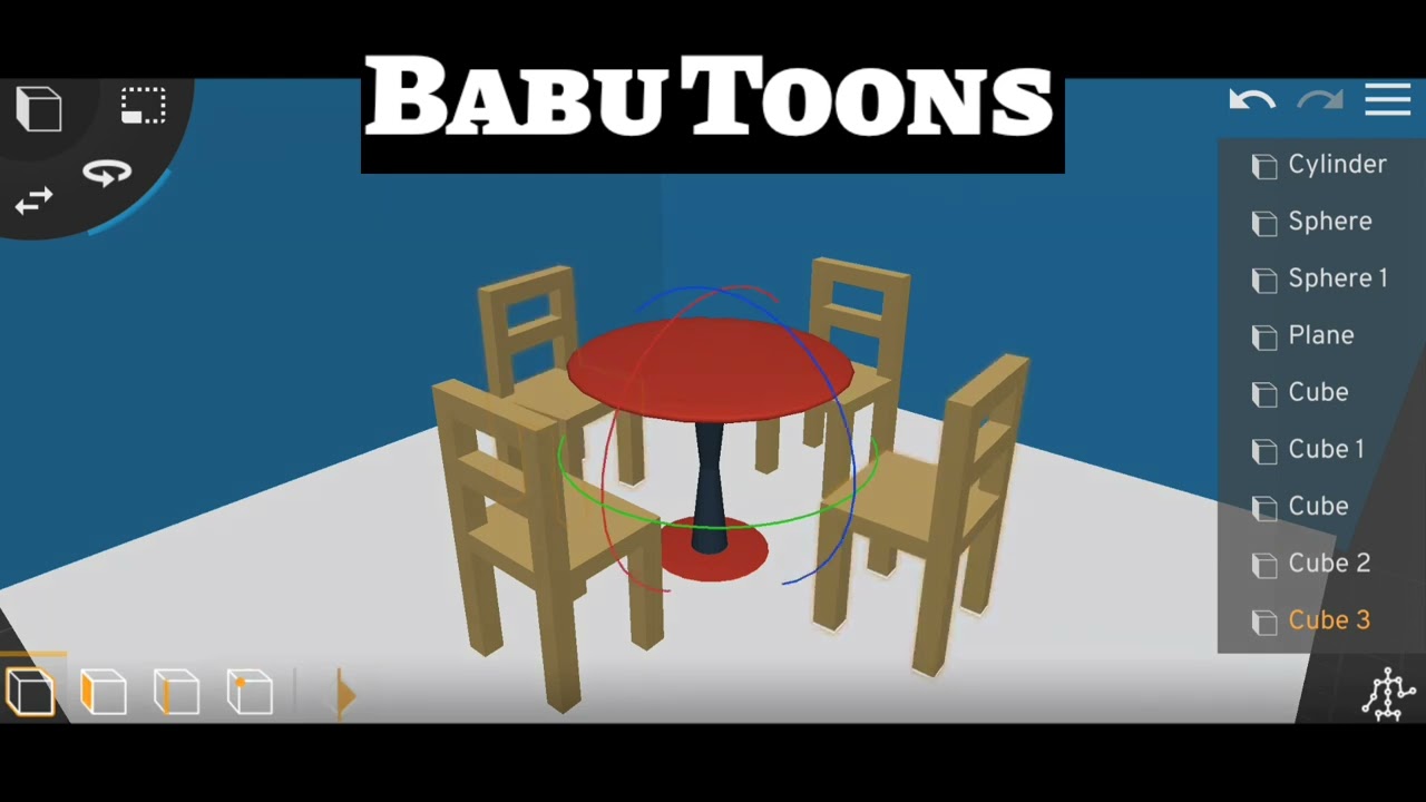 Unlocking Creativity: Building a Table, Chair, Room, and Light Environment in Prisma3D | Babu Toons