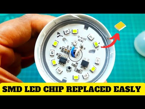 How to Repair LED Bulb by Replacing LED Chips || 3 Colors वाला बल्ब