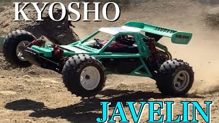 ラジコン】kyosho オプティマ に ジャベリン のボディ付けました