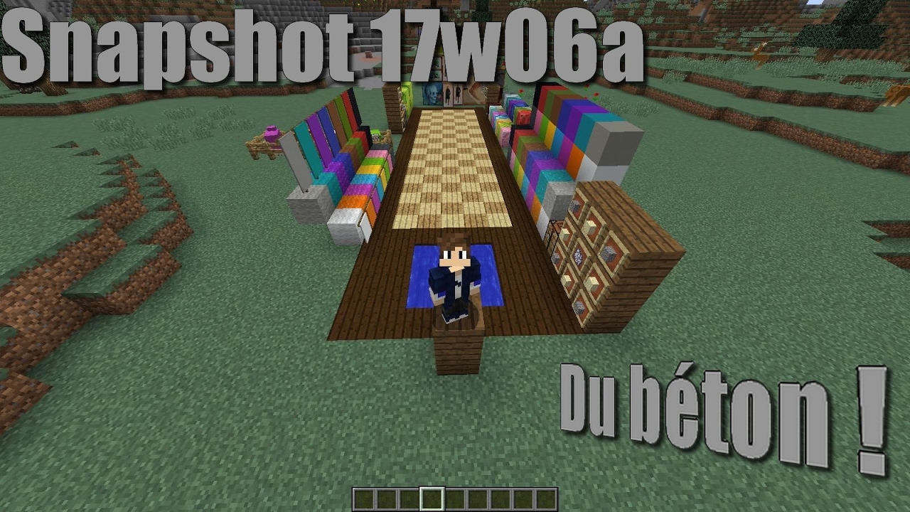 Snapshot 17w06a : Béton et carrelage ! [Minecraft] - YouTube