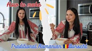 How To Make Traditional Romanian Borscht Soup Secret Recipe Reveal