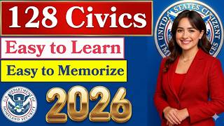 128 Civics Questions and Full Answers for US Citizenship Interview 2026