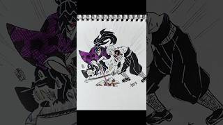 Sanemi Vs Kokushibo, Speed Drawing Resimi