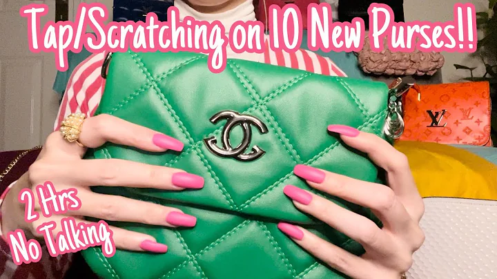 ASMR * 10 New Purses!! * Fast Tapping & Scratching * No Talking* ASMRVilla