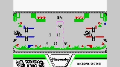 Donkey Kong 3 (2022) Walkthrough, ZX Spectrum