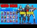 FANS GIVE ME THE WEIRDEST FORTNITE ACCOUNTS! (RARE SKIN HASN'T BEEN IN THE SHOP FOR 300+ DAYS!)