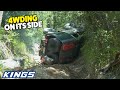 4wding on its side see shauns classic rollover 4wd action 237