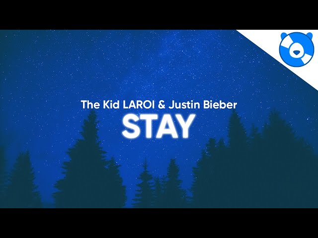 The Kid LAROI - Stay (Clean - Lyrics) feat. Justin Bieber class=