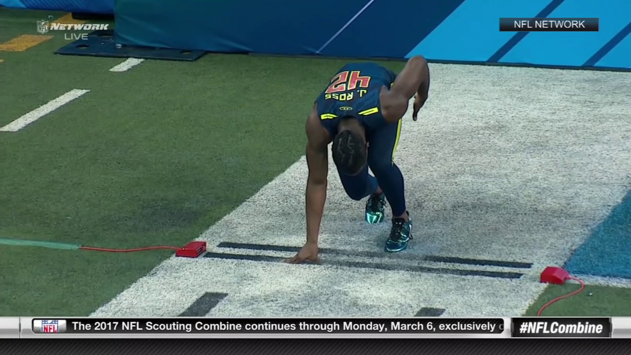 John Ross breaks Combine 40yard dash record YouTube