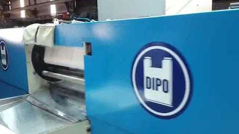 GARBAGE BAG ON ROLL MACHINE. FLAT BAG MAKING MACHINERY