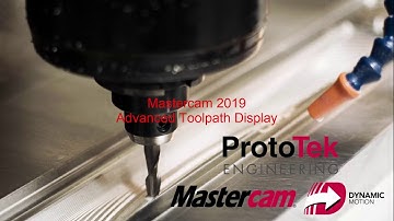 Mastercam 2019 Advanced Toolpath Display