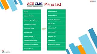 ACE Calibration Management System