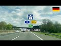 Driving in Germany: Autobahn A2 E34 &amp; B224 from Bottrop to Essen