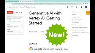 Generative AI with Vertex AI: Getting Started || #qwiklabs || #GSP1150 ||  [With Explanation🗣️]