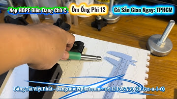 Phụ kiện băng tải: Nẹp trượt chống mòn chữ C, vật liệu nhựa HDPE, xài thiết kế dẫn hướng băng tải